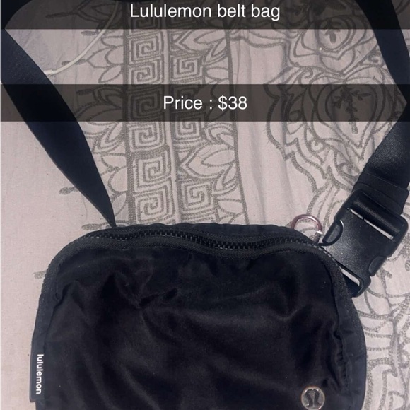 lululemon athletica | Bags | Lululemon Athletica Black Belt Bag Sleek  Compact Design | Poshmark